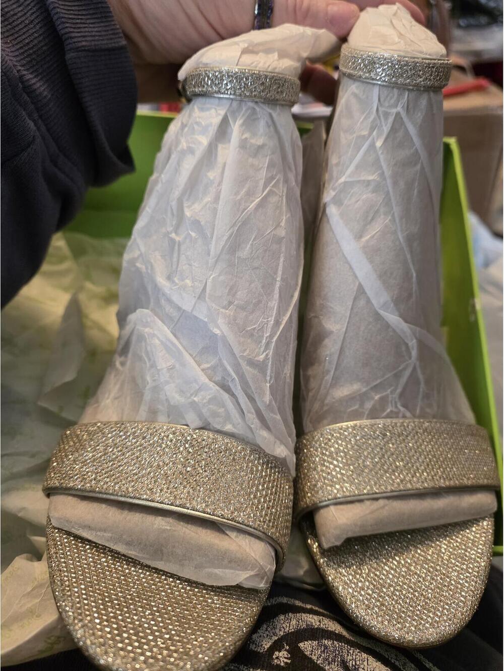 Womens Sam Edelman rhinestone heeled shoes womens 9.5